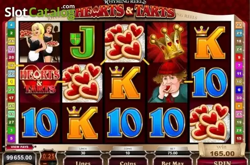Скрин8. Rhyming Reels - Hearts Tarts слот
