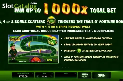 Скрин6. Lucky Leprechaun (Microgaming) слот