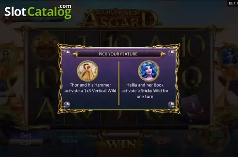 Скрин2. Fortunes of Asgard слот