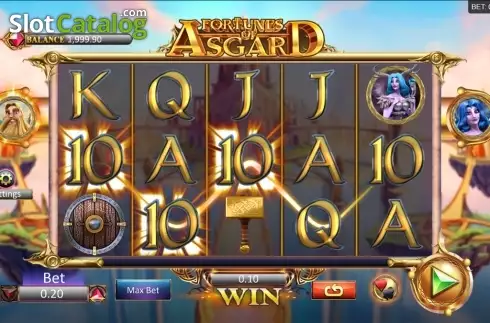 Скрин4. Fortunes of Asgard слот