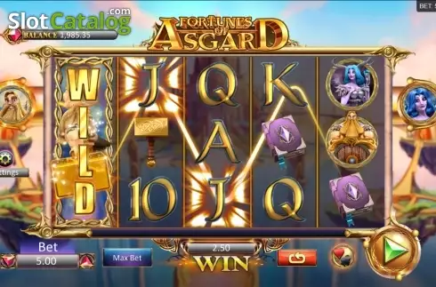 Скрин6. Fortunes of Asgard слот