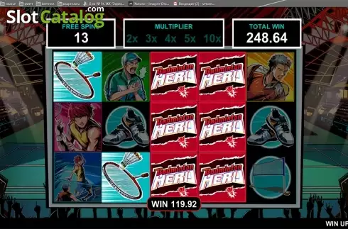 Скрин9. Badminton Hero слот