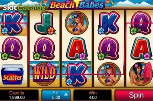 Скрин2. Beach Babes слот