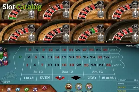 Скрин3. Multi Wheel Roulette слот