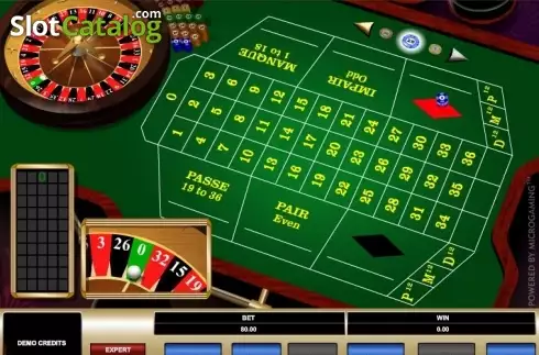 Скрин3. French Roulette (Microgaming) слот