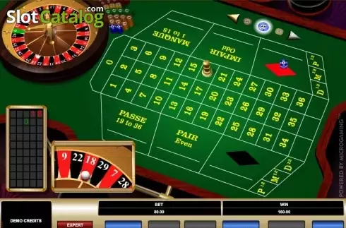 Скрин4. French Roulette (Microgaming) слот