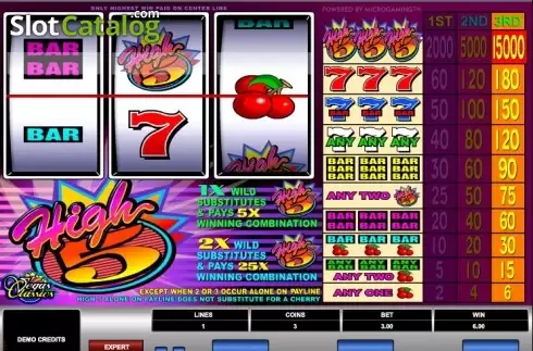 Скрин3. High Five (Microgaming) слот