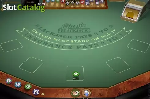 Скрин2. Classic Blackjack Gold слот