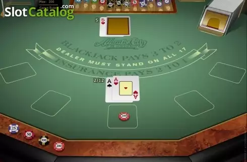 Скрин3. Atlantic City Blackjack Gold слот