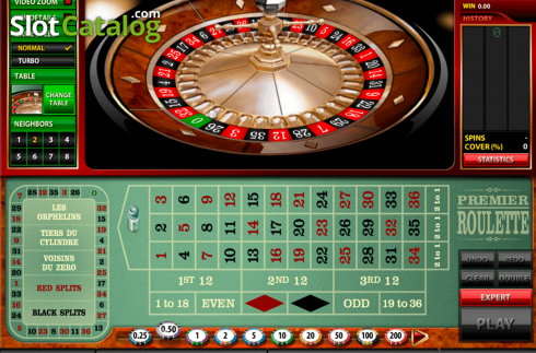 Скрин2. Premier Roulette (Microgaming) слот