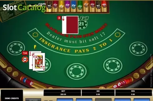 Скрин3. Super Fun 21 (Microgaming) слот