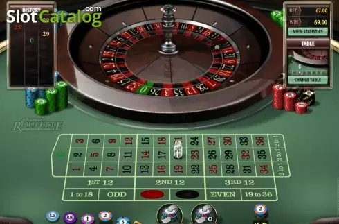 Скрин5. Premier Roulette Diamond Edition слот
