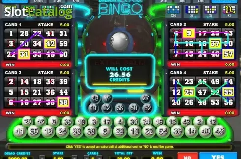 Скрин2. Electro Bingo слот
