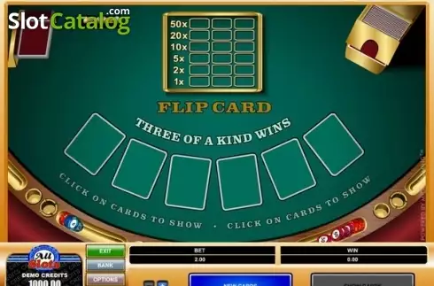 Скрин2. Flip Card слот