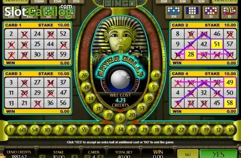 Скрин3. Pharaoh Bingo слот