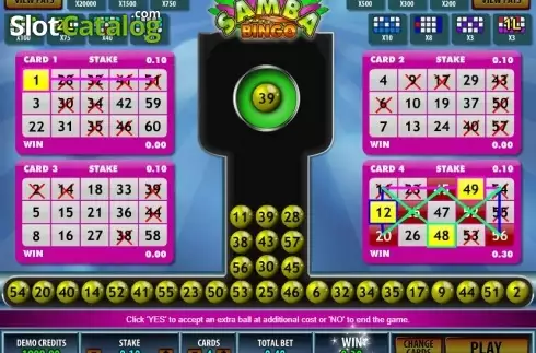 Скрин3. Samba Bingo слот