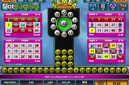 Скрин4. Samba Bingo слот
