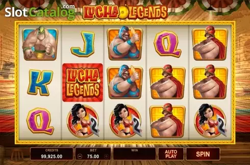 Скрин3. Lucha Legends слот