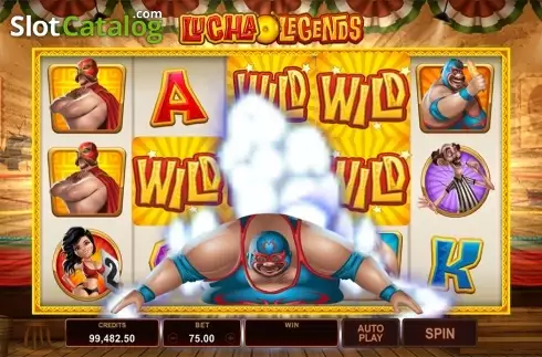 Скрин4. Lucha Legends слот