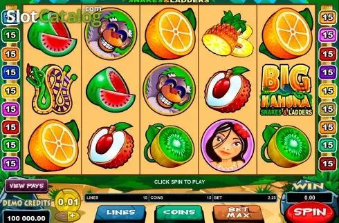Скрин6. Big Kahuna - Snakes & Ladders слот