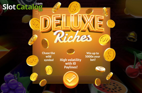 Скрин2. Deluxe Riches слот