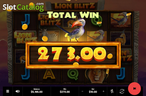 Скрин9. Lion Blitz слот