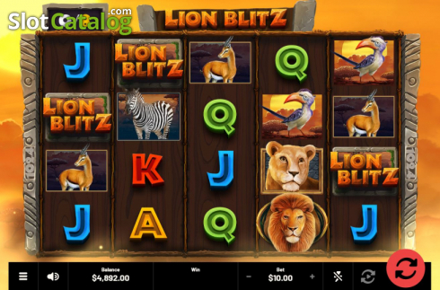 Скрин5. Lion Blitz слот