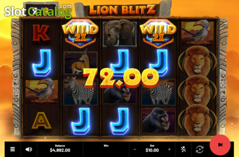 Скрин6. Lion Blitz слот
