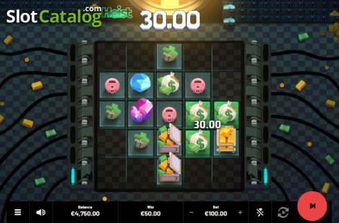 Скрин3. Heist (Mighty Finger) слот