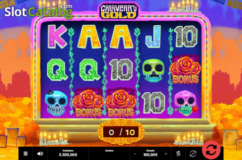 Скрин5. Calaveras Gold слот