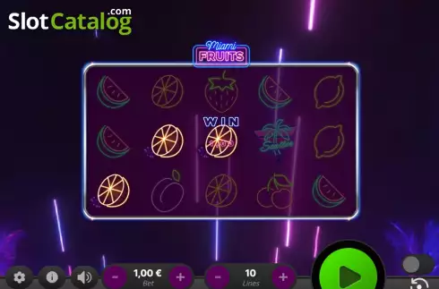 Скрин3. Miami Fruits слот