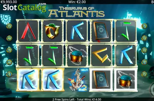 Скрин7. Thesaurus Of Atlantis слот