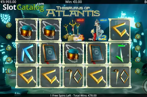 Скрин8. Thesaurus Of Atlantis слот