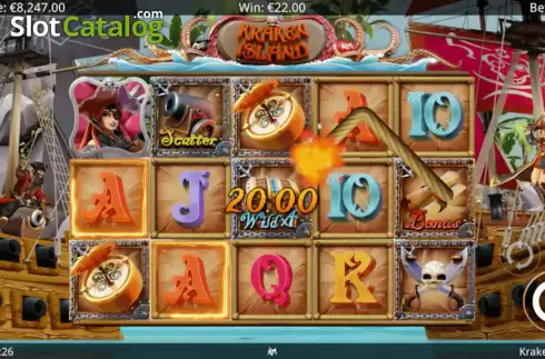Скрин2. Kraken Island (Mobile FX) слот