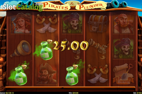 Скрин3. Pirates and Plunder слот