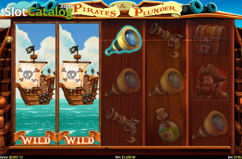 Скрин5. Pirates and Plunder слот