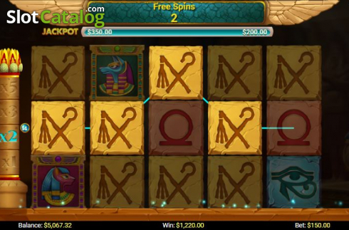 Скрин3. Pharaons of the Nile слот