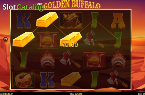 Скрин3. Golden Buffalo (Mobilots) слот
