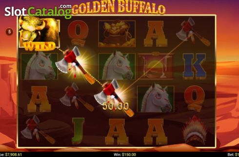 Скрин4. Golden Buffalo (Mobilots) слот