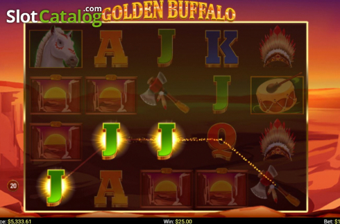 Скрин5. Golden Buffalo (Mobilots) слот