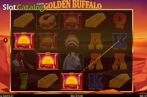 Скрин6. Golden Buffalo (Mobilots) слот