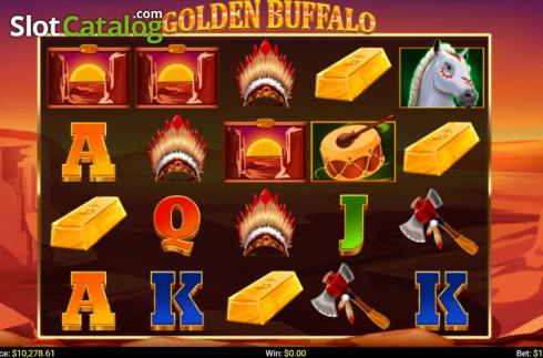 Скрин2. Golden Buffalo (Mobilots) слот