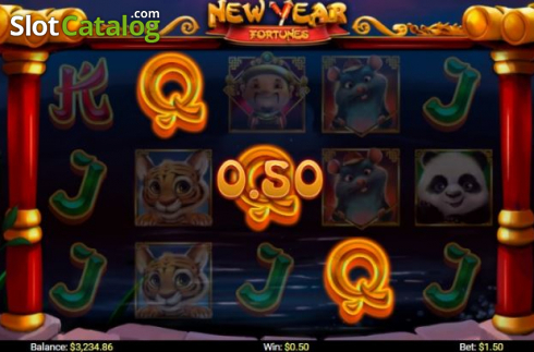 Скрин3. New Year Fortunes слот