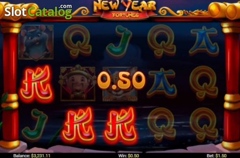 Скрин4. New Year Fortunes слот