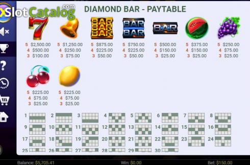 Скрин5. Diamond Bar слот