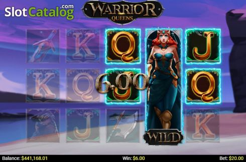 Скрин3. Warrior Queens слот