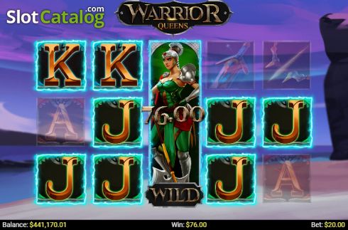 Скрин4. Warrior Queens слот
