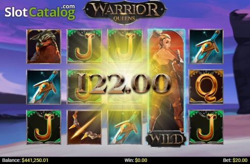 Скрин5. Warrior Queens слот