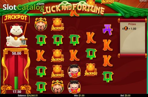 Скрин5. Luck and Fortune слот