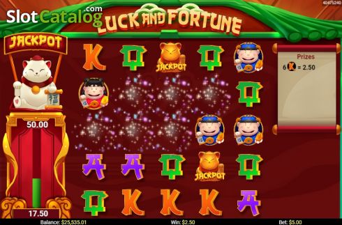 Скрин3. Luck and Fortune слот